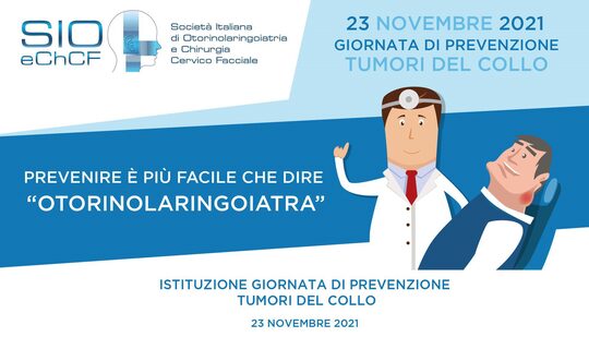 Al via la prima Giornata di prevenzione dei tumori del collo