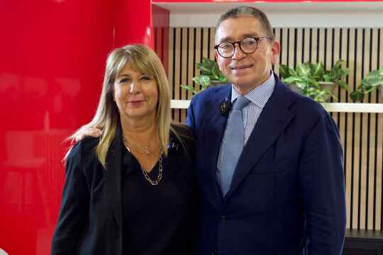 A conclusione del Congresso SIO: Nicoletta Mannari con Prof. Nicolai